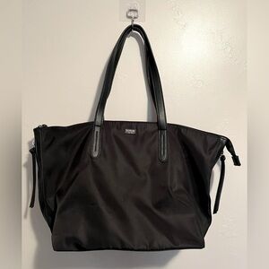 Botkier New York Black Large Tote Nylon Zipper Shoulder Bag